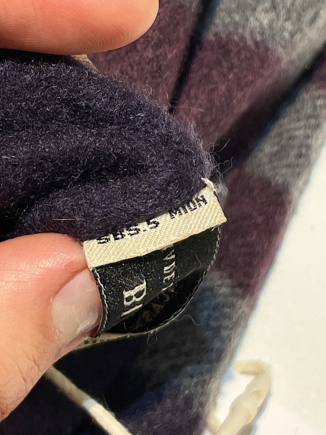 버버리 자이언트 체크 스코틀랜드 100% 캐시미어 목도리 A1532 상품이미지6