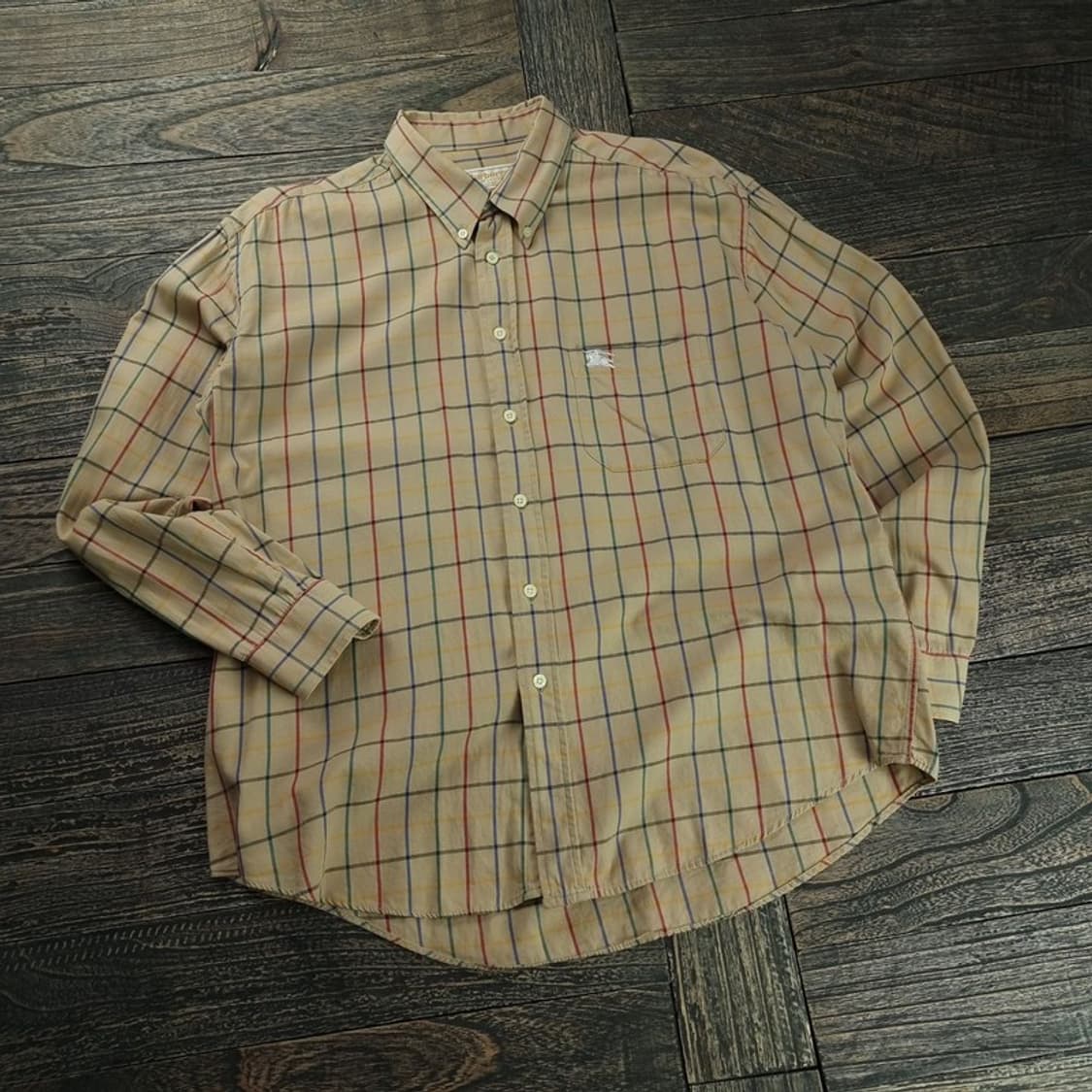 [버버리] 로고 자수 빈티지 체크 셔츠 P01431  상품이미지1