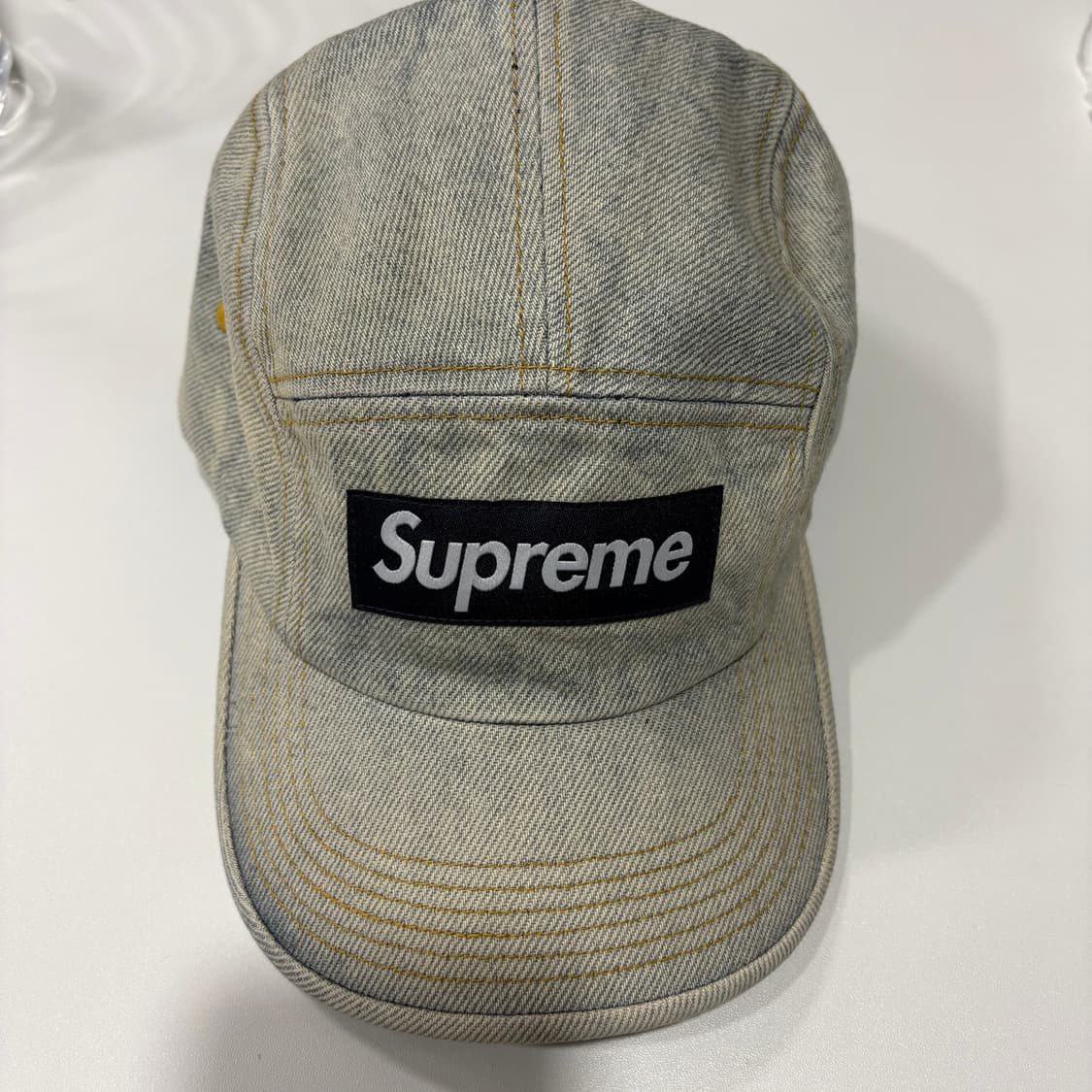 23SS 슈프림 데님 캠프캡 (1회 착용) 상품이미지1