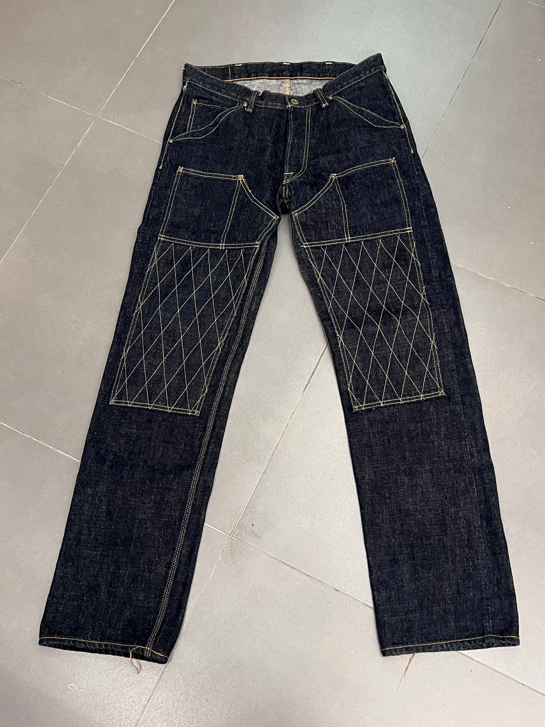 트로피클로딩 1606W 더블니 데님팬츠 32사이즈 팝니다. 상품이미지1