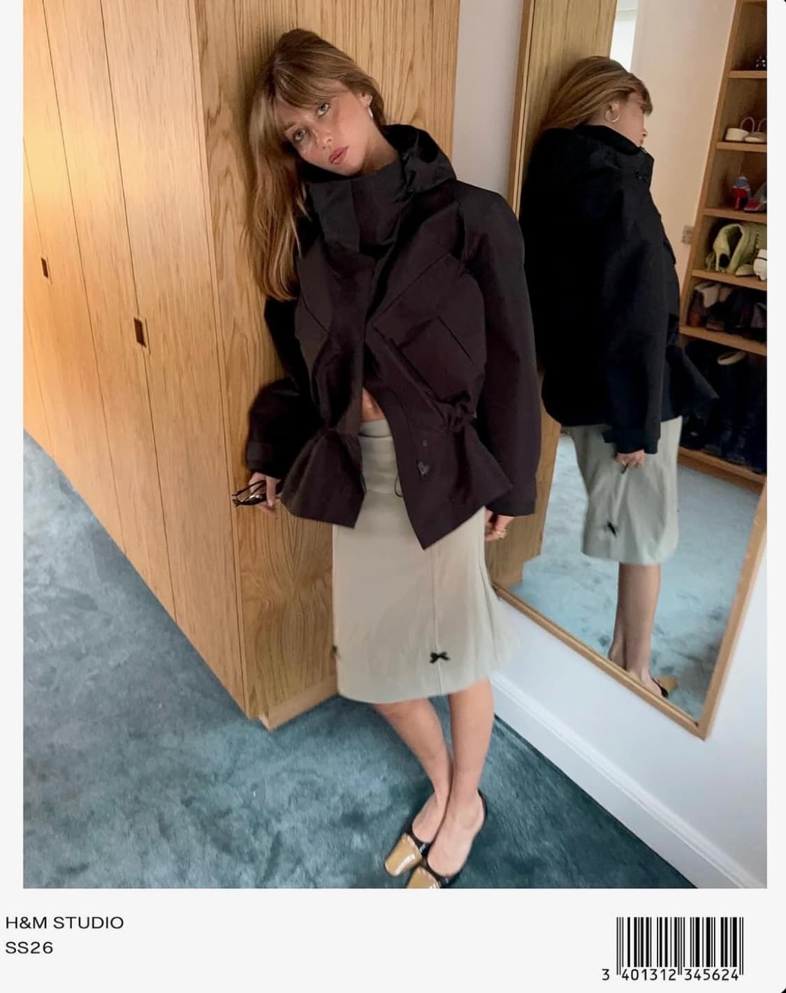 [XS]H&M 에이치앤엠 스튜디오 페블럼 후드 자켓 상품이미지4