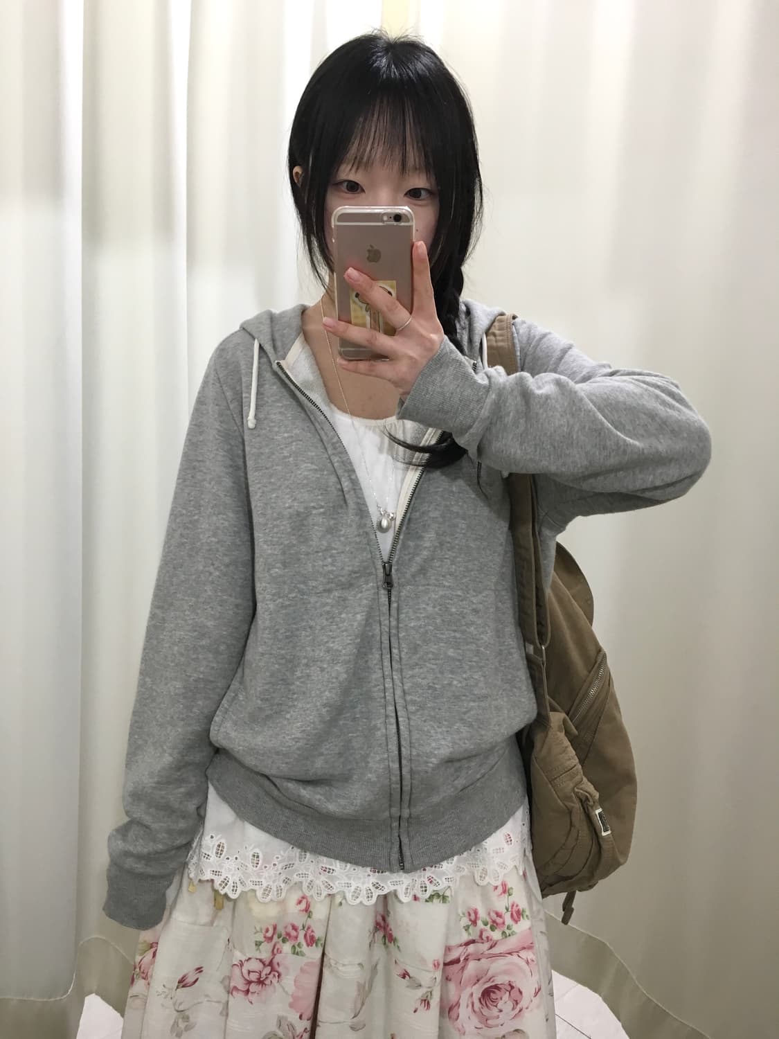 모리걸 데일리 후드집업 상품이미지1