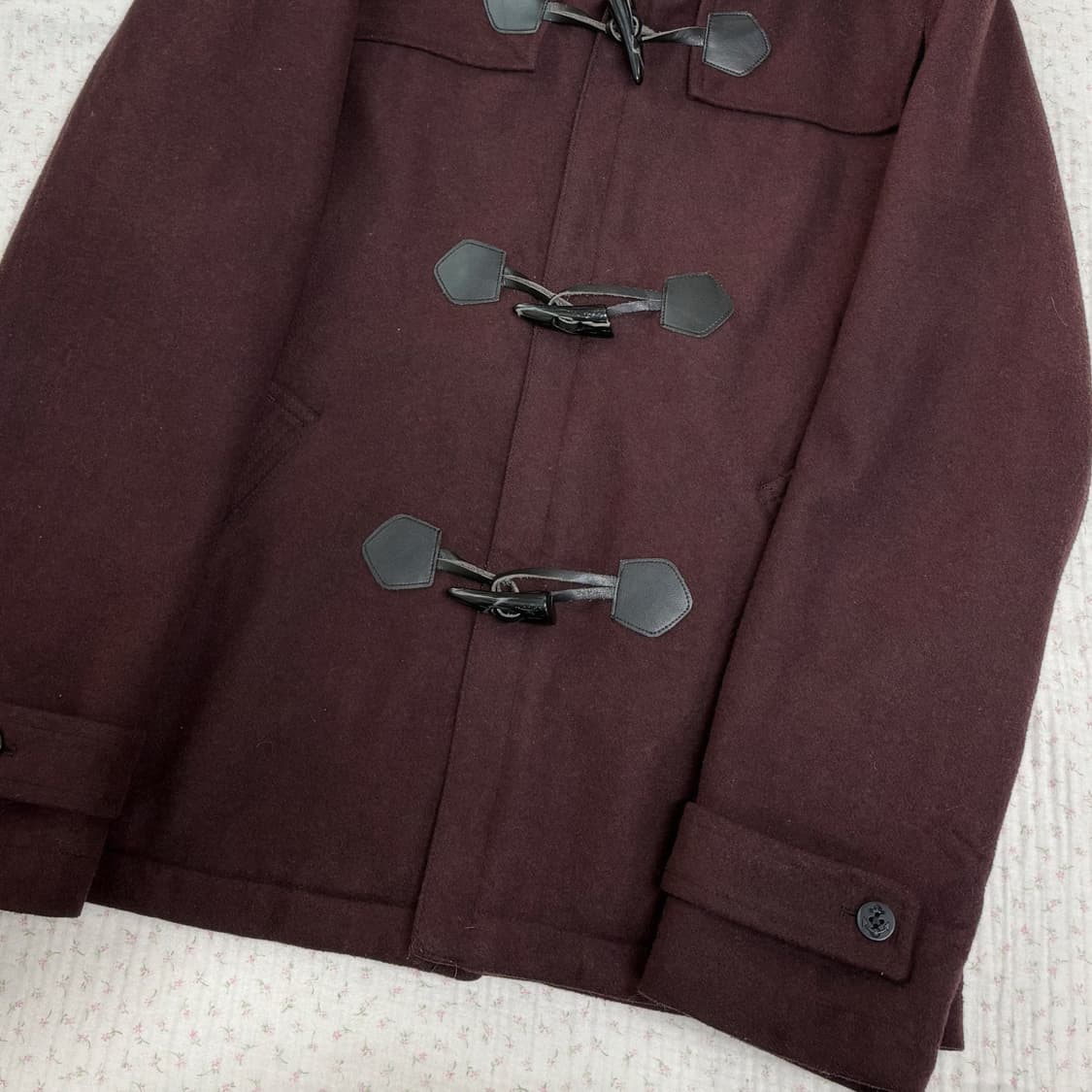 JPN/ 모리걸떡볶이코트 더블코트 브라운떡볶이코트 숏코트 크롭코트 상품이미지5