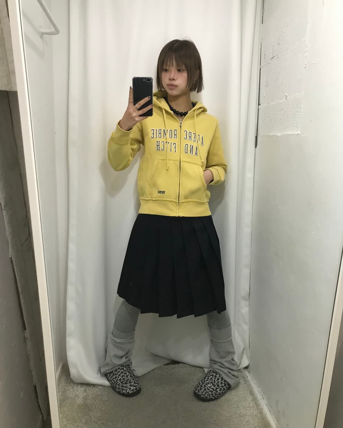 🐣아베크롬비 옐로우 후드 집업 코디 🐣 상품이미지2