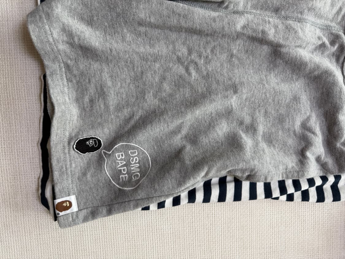 A Bathing Ape DSMG 스트라이프 반팔 반바지 셋업 베이프 상품이미지4