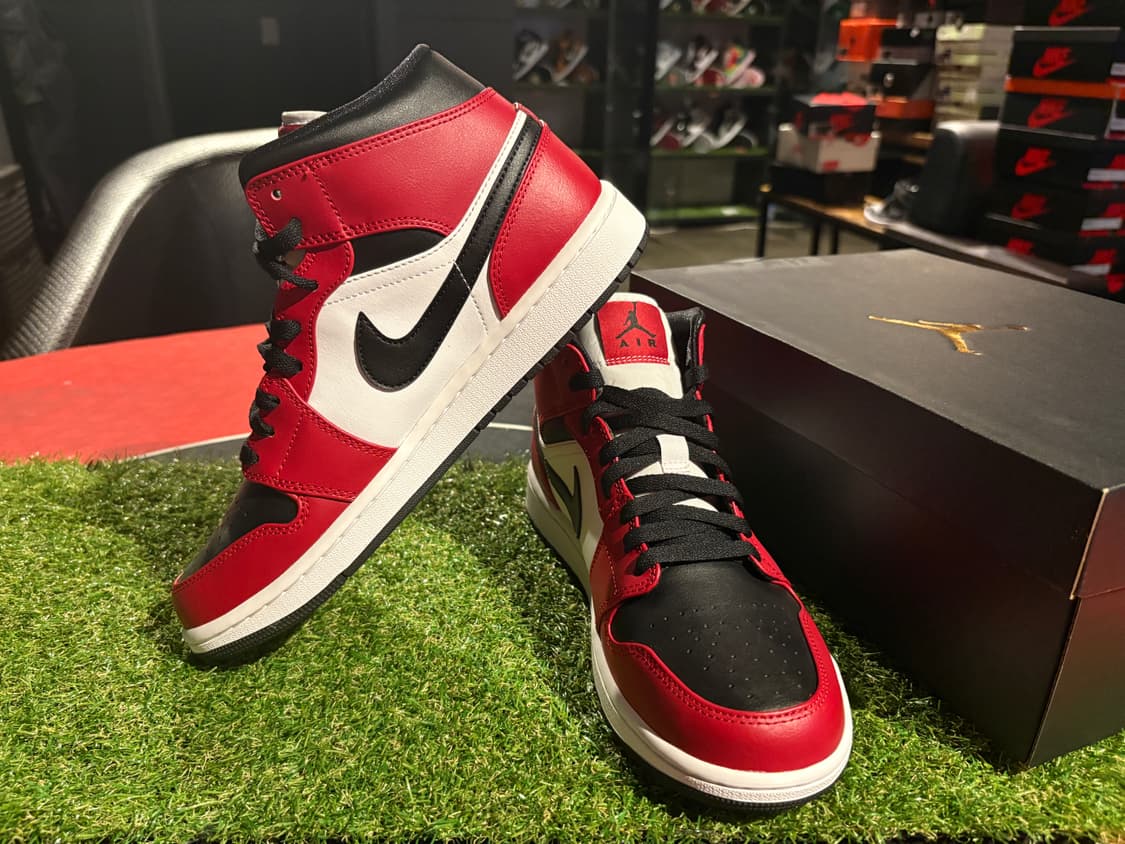 [새상품/270]조던1 미드 시카고 블랙토 상품이미지2