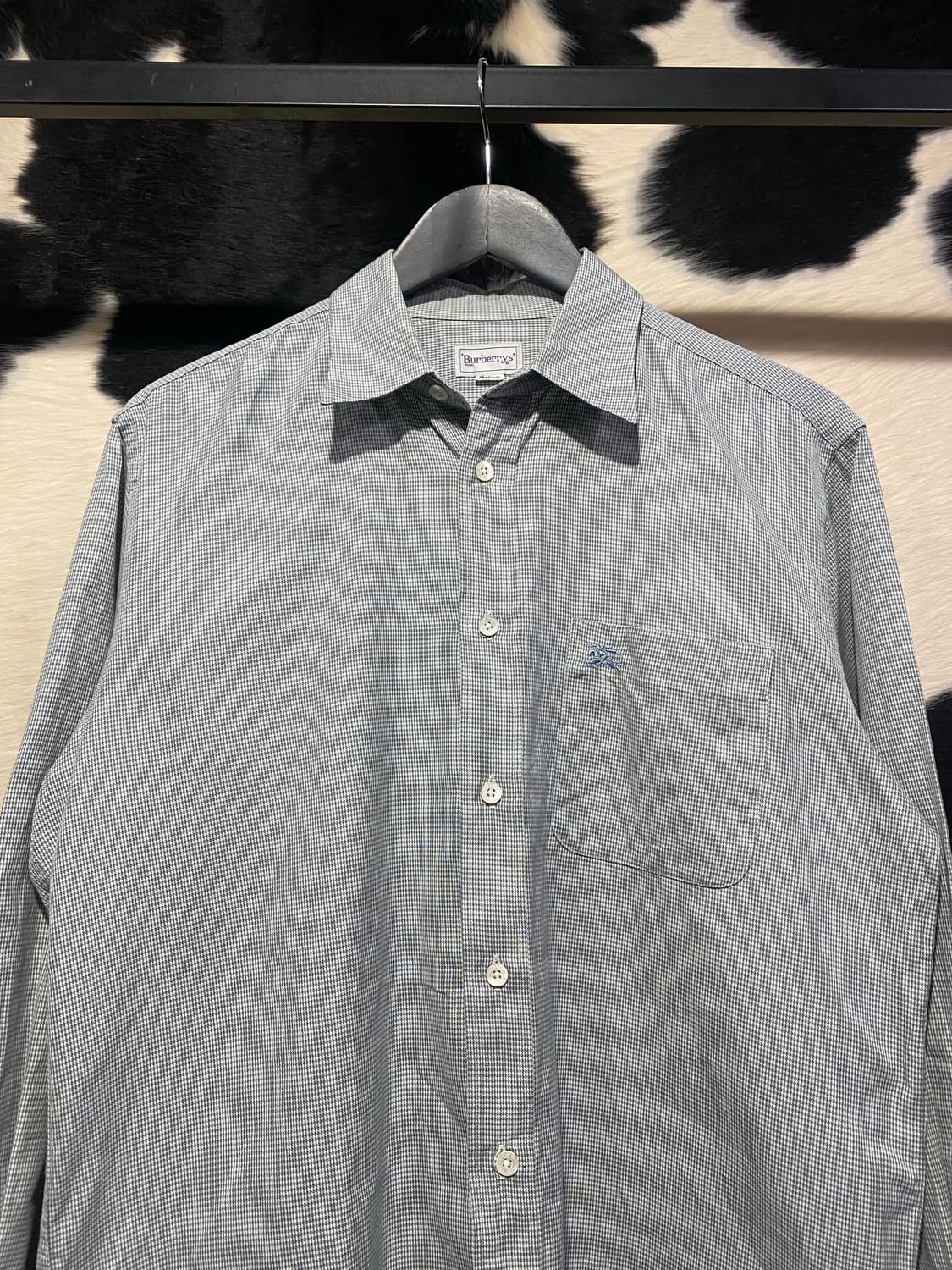 Burberry 민트 하운드투스 체크 셔츠 상품이미지2