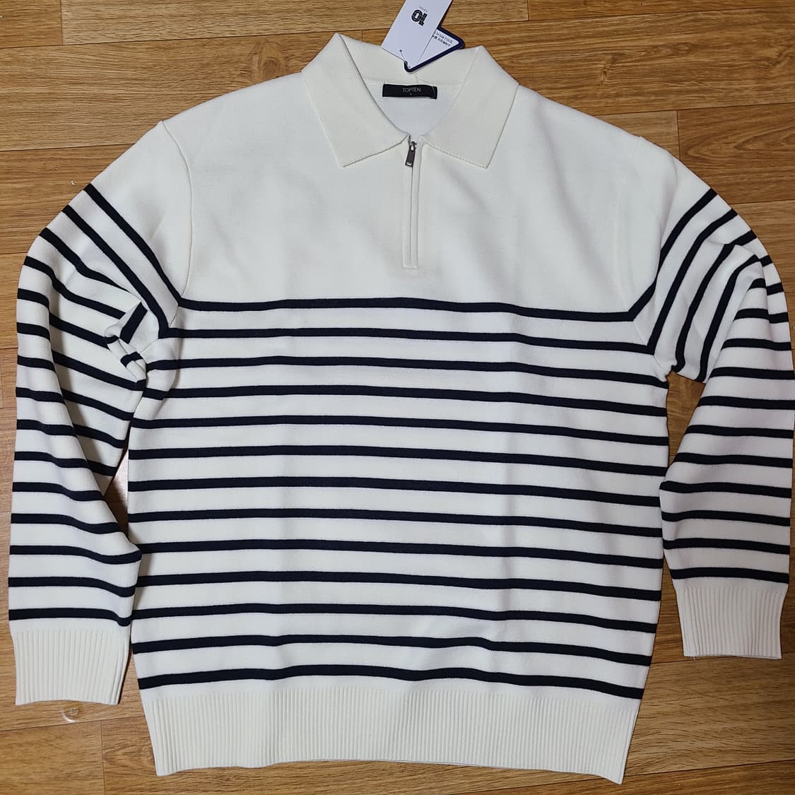 탑텐 남자 반집업 니트 스웨터 상품이미지1