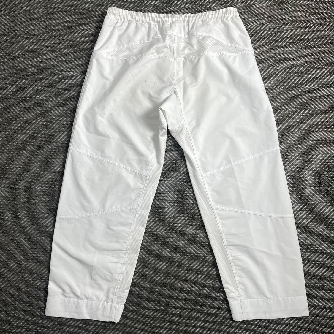 00s 아디다스 올드스쿨 화이트 우븐 트랙 팬츠o 4366 상품이미지3