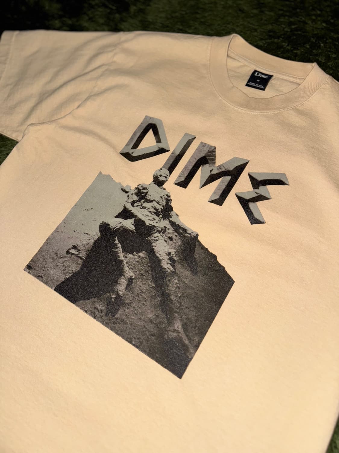 [M] DIME 다임 MADE IN USA 튜블러 티셔츠 베이지 상품이미지2