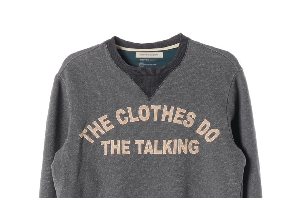 시리즈 에피그램 차콜 가셋 레터링 맨투맨 M 상품이미지3