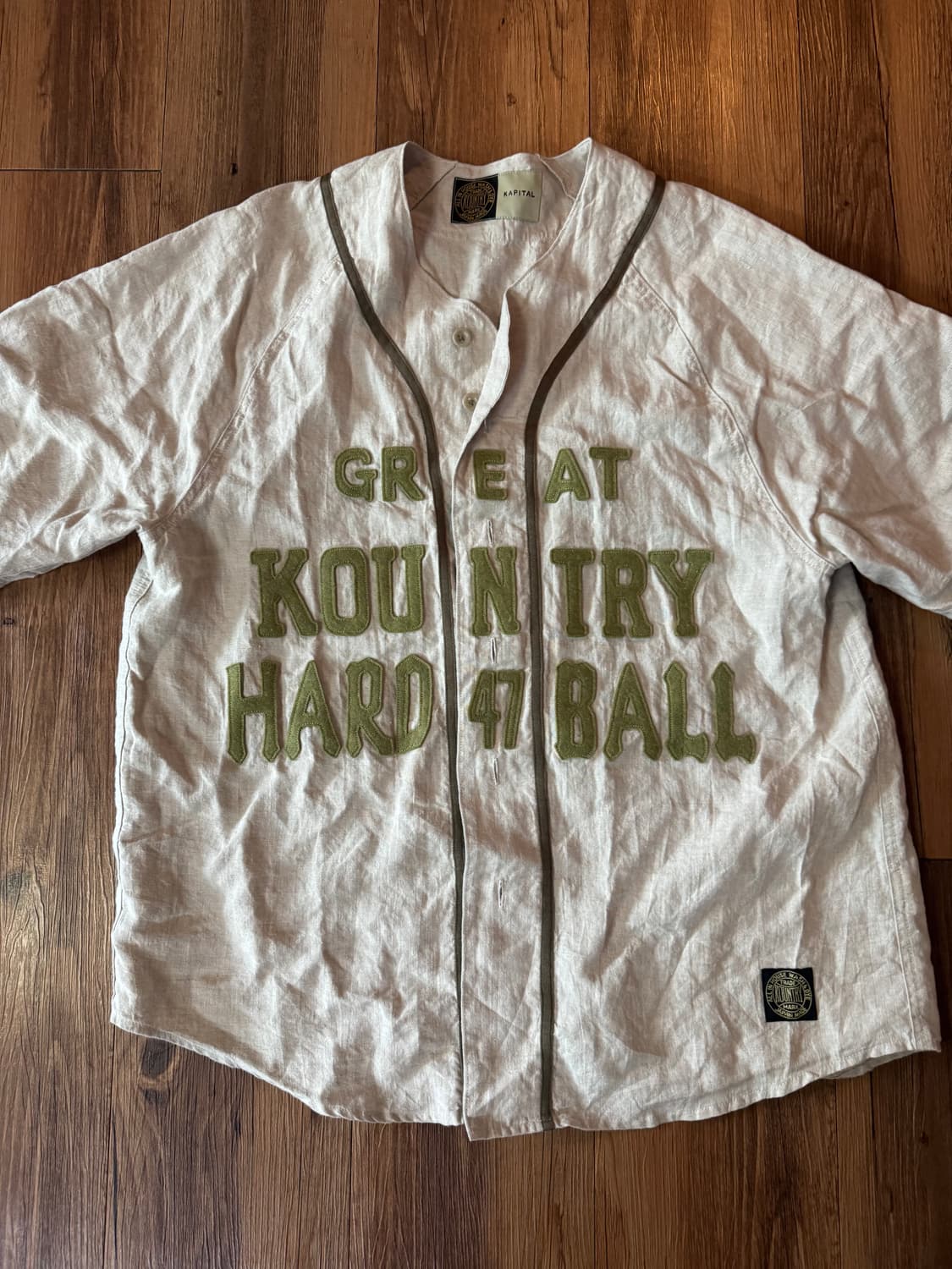 캐피탈 베이스볼 셔츠 3사이즈 상품이미지2