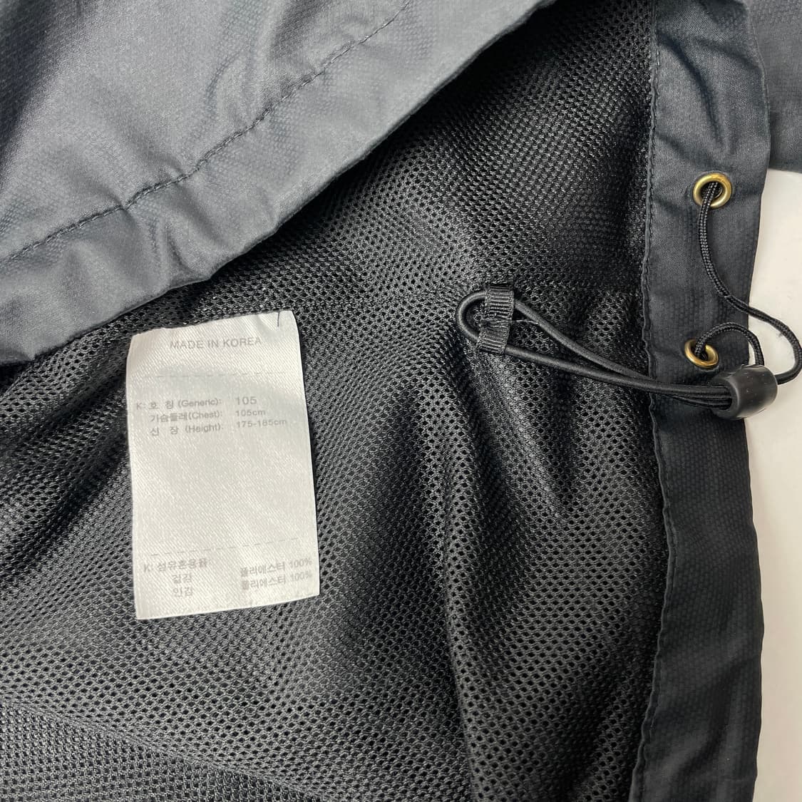 [중고] 나이키 바람막이 윈드브레이커 자켓 블랙 레드 XL 상품이미지4