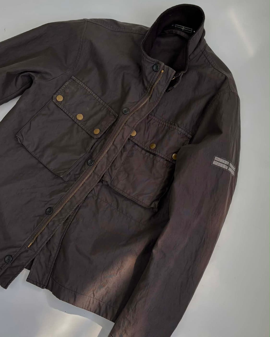 [100] 스톤아일랜드 데님스 가먼트 다잉 필드 자켓 상품이미지1