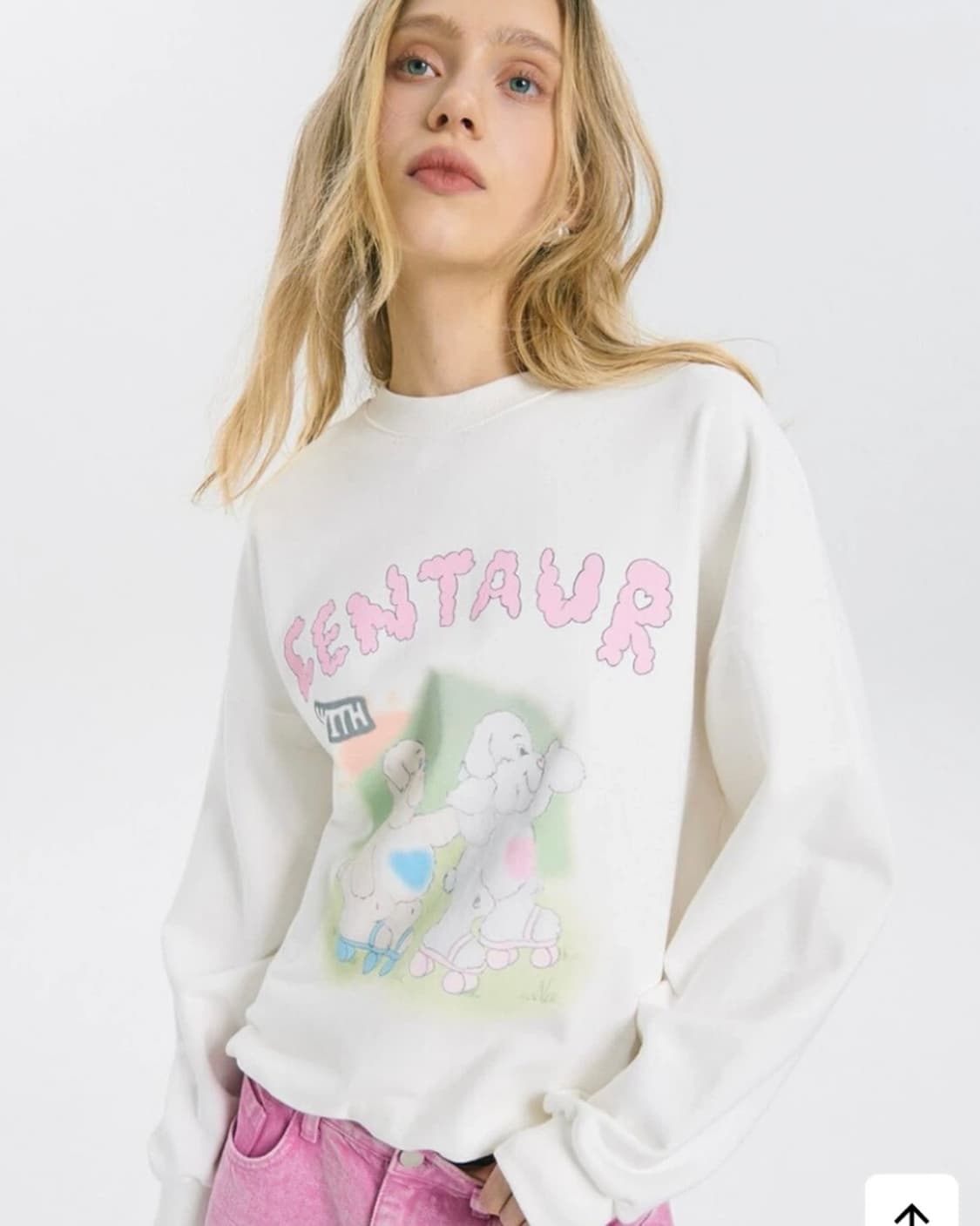 더센토르 인라인 베어 맨투맨 상품이미지2