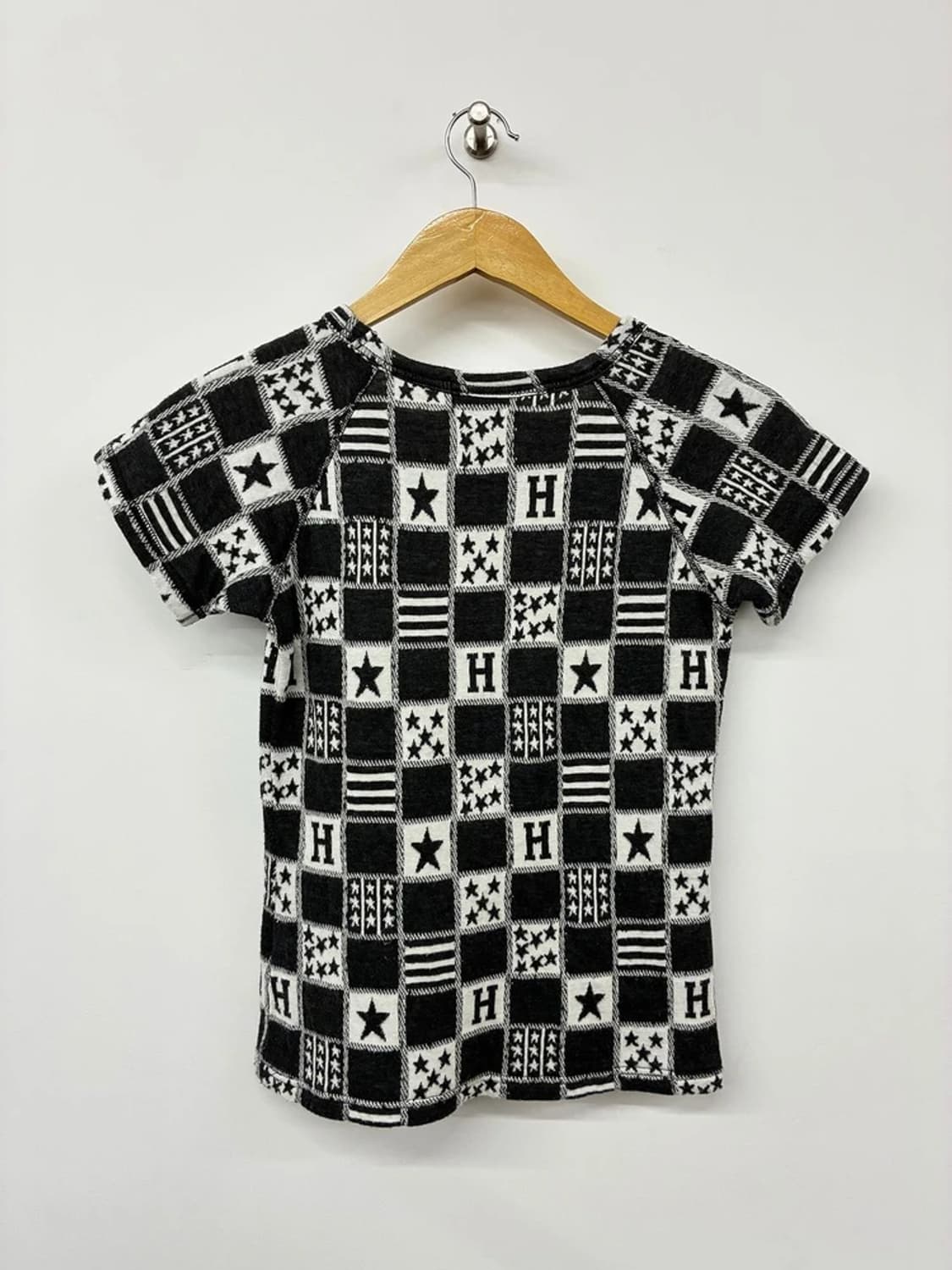 히스테릭글래머 90‘s 스타 태리 반팔 니트 PN9761 상품이미지4