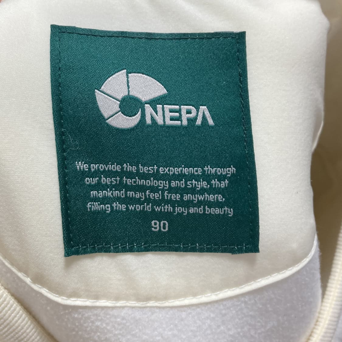 네파 여성 양털후리스 롱자켓 화이트 90 상품이미지4