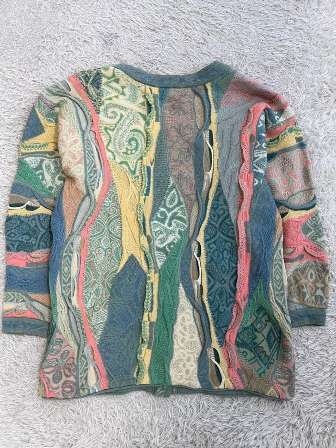 쿠지 케이블 니트 가디건/#3012 상품이미지5