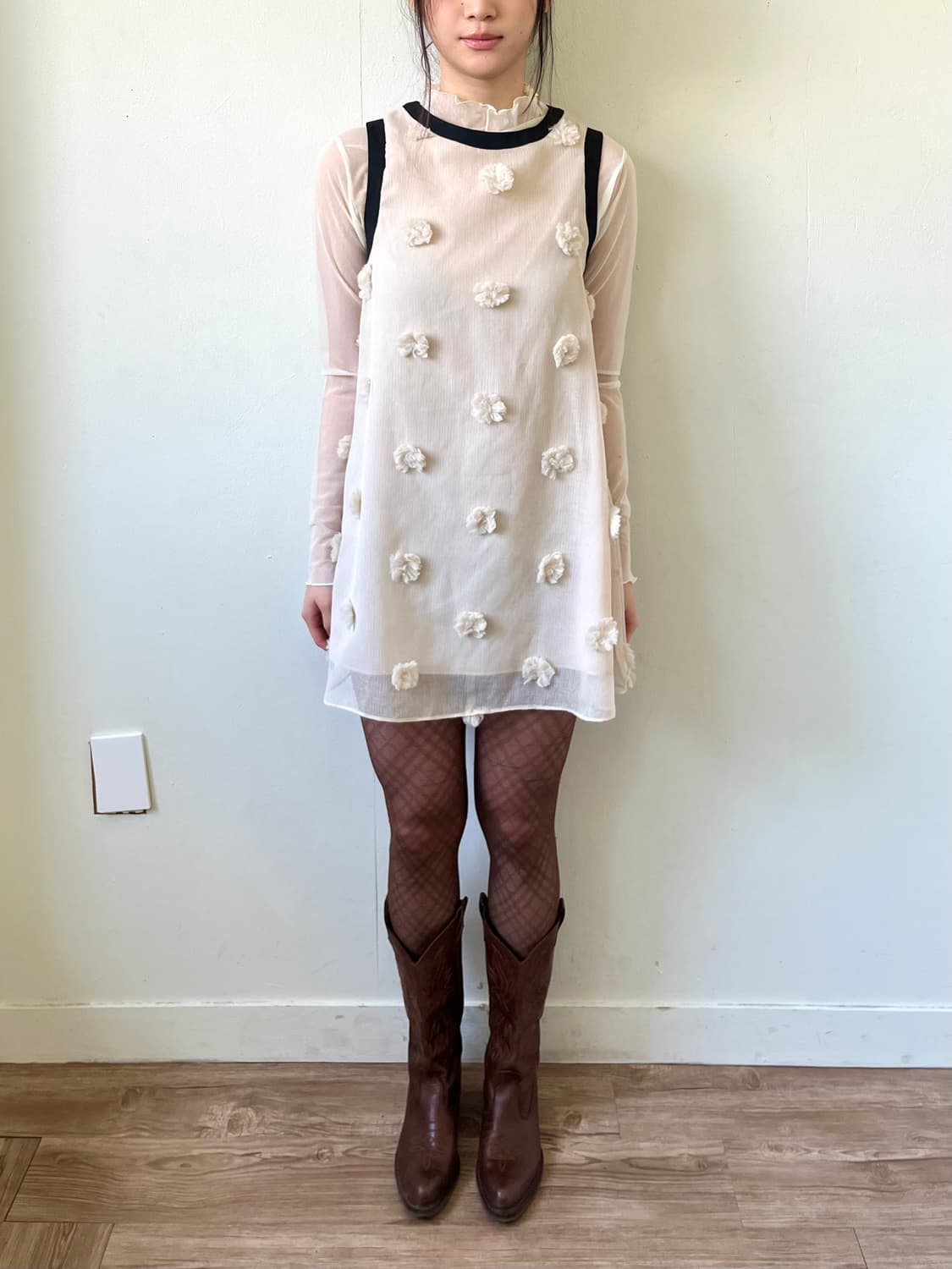 mysa&Lllna 시스루 터틀넥 상품이미지8