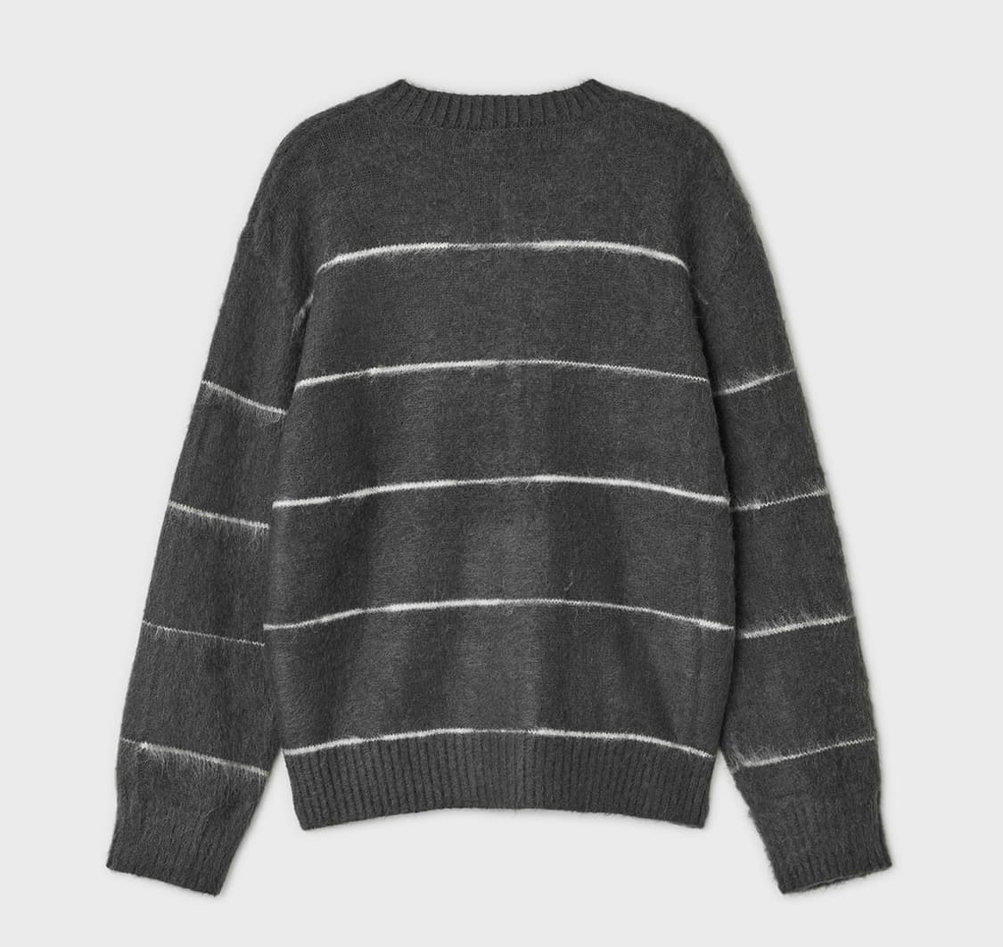 [4] 벨리에 브러쉬드 탐 가디건 그레이 상품이미지2