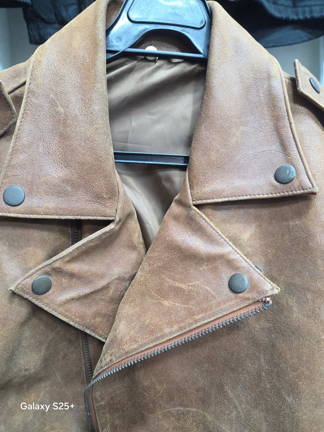 빈티지  브라운 가죽자켓 상품이미지5