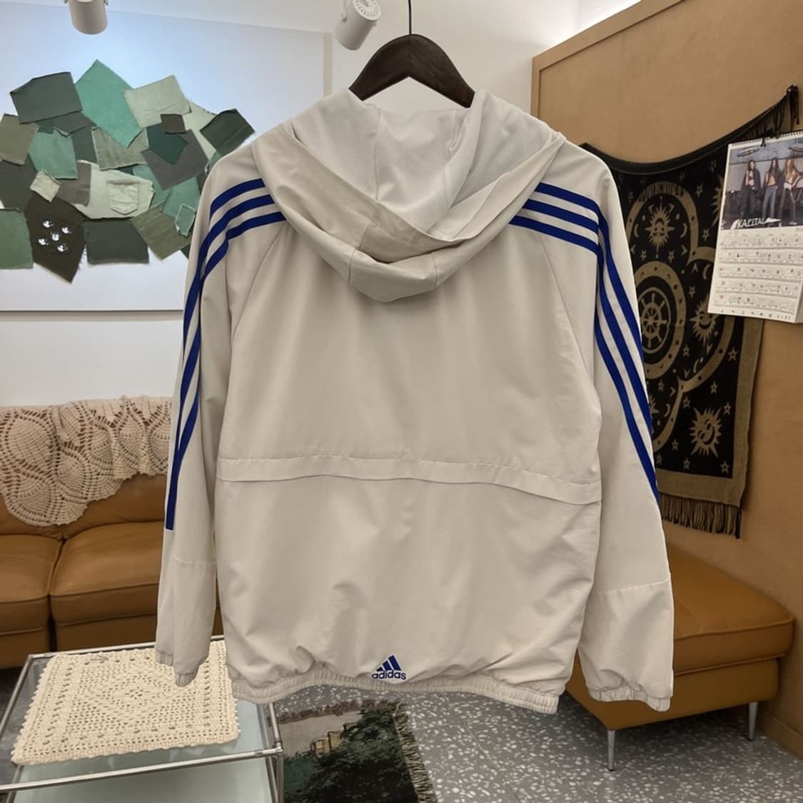 아디다스 올드스쿨 레트로 빈티지 00s 바람막이 자켓 100 C12512 상품이미지4