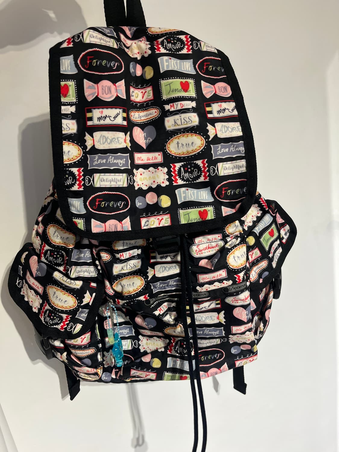 레스포삭 레터링 백팩 🎶 상품이미지3