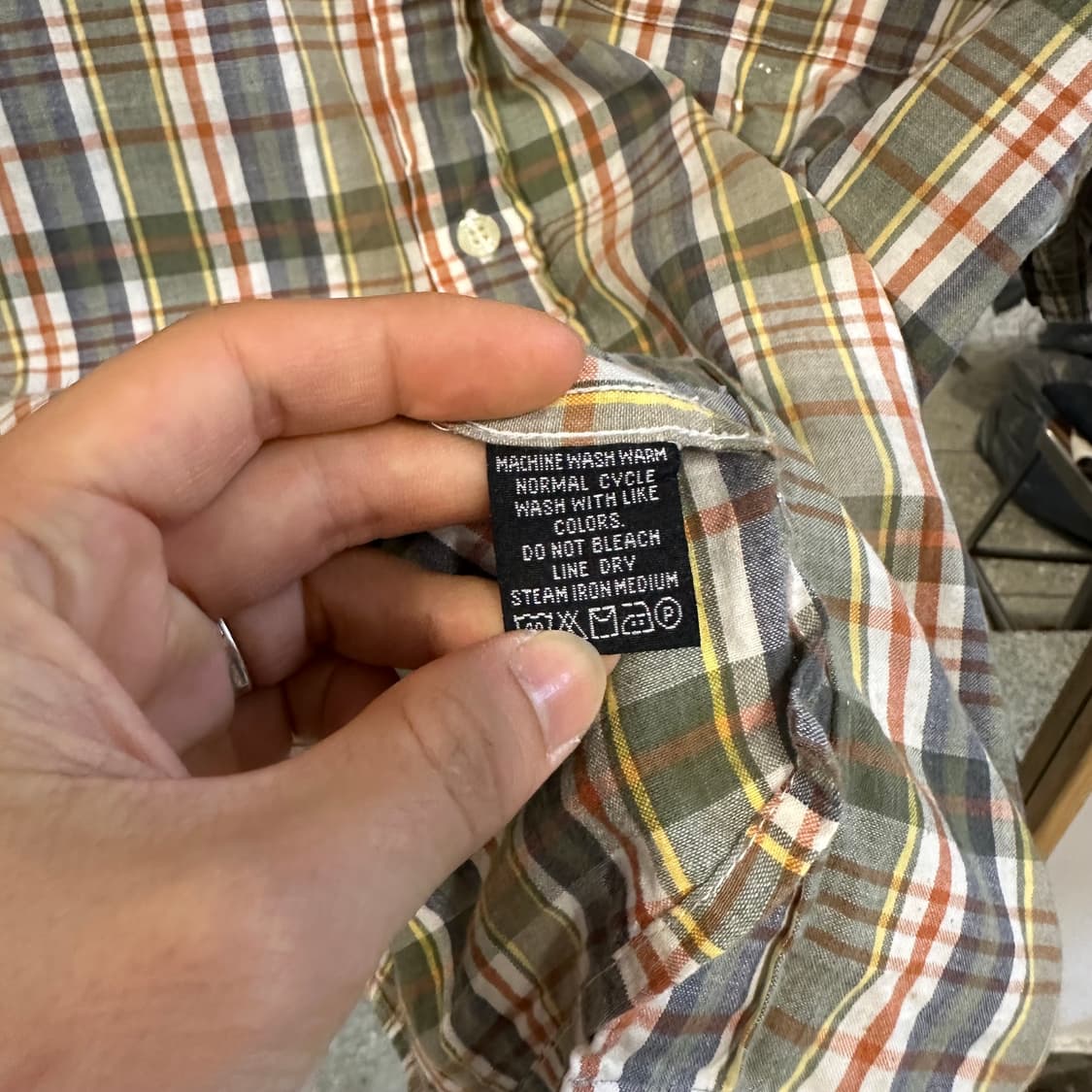 폴로진스 체크 반팔셔츠 상품이미지5