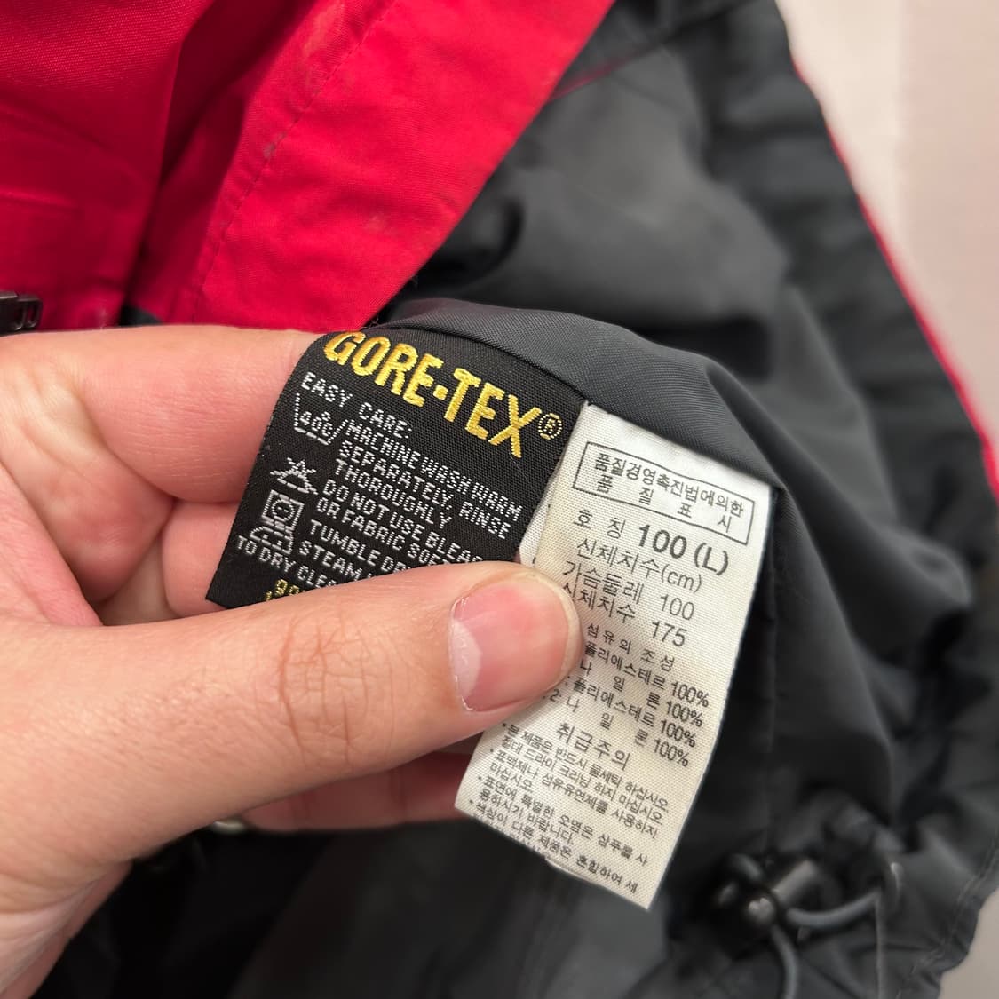 컬럼비아 아웃도어 고어텍스 배색 바람막이 상품이미지5