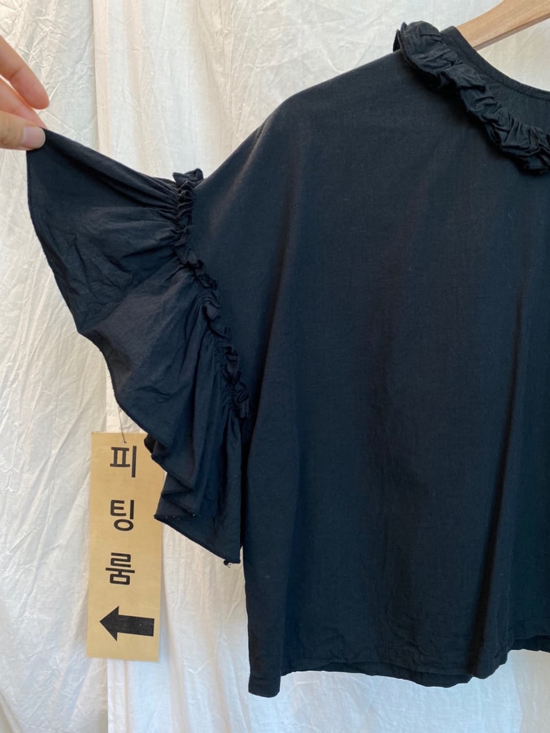 MERRY JENNY 블랙크롭블라우스(F) 상품이미지6