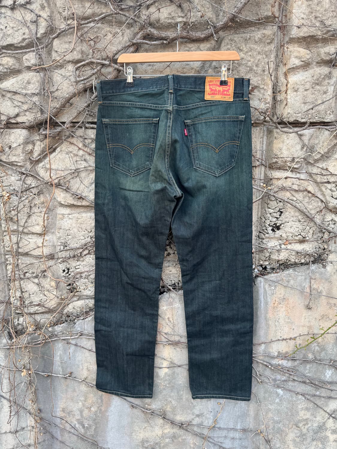 리바이스 빈티지 505 워싱 데님 팬츠 34/32 상품이미지3