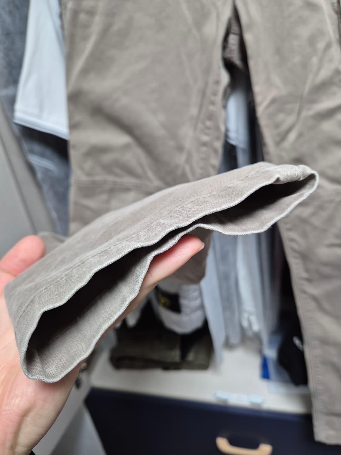 새상품급 한글택 32-L 스톤아일랜드 카고바지  상품이미지5