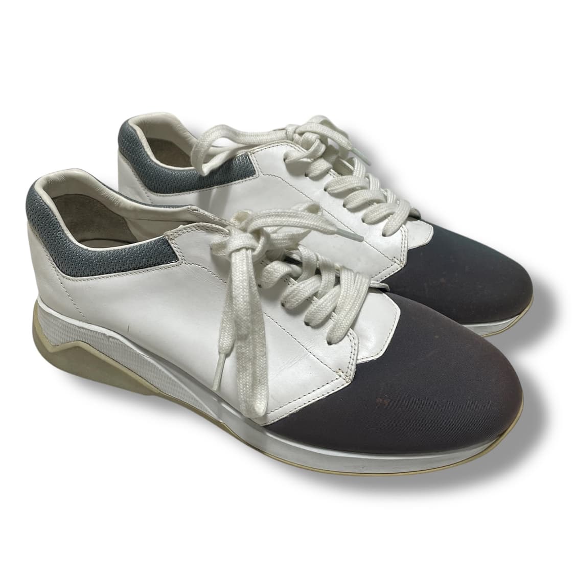 275~280) 프라다 레더 화이트 스니커즈 상품이미지2