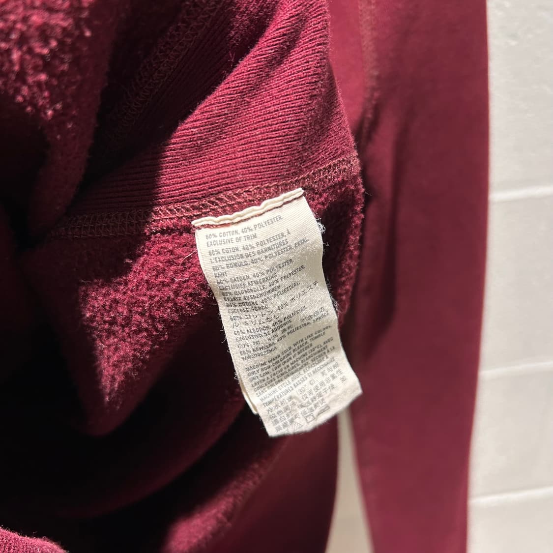 Abecrombie Red Big Logo Hoodie 상품이미지9