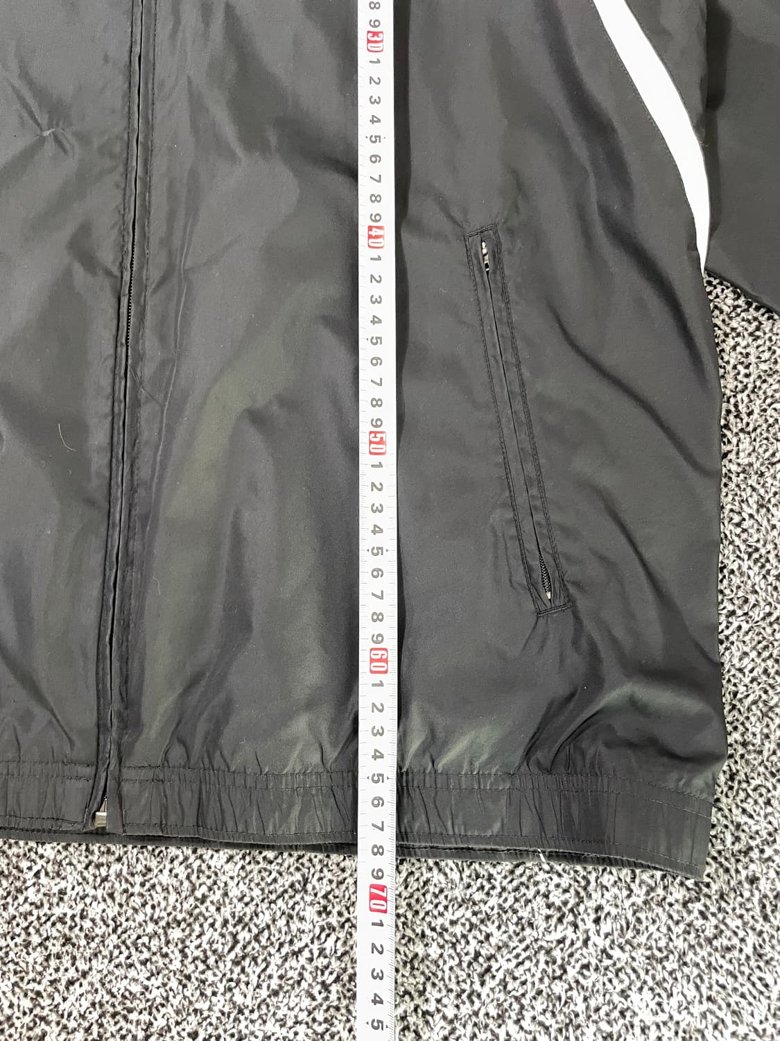 빈티지9. 나이키 올드스쿨 템포 바람막이 검빨 점퍼 윈드브레이커 상품이미지7