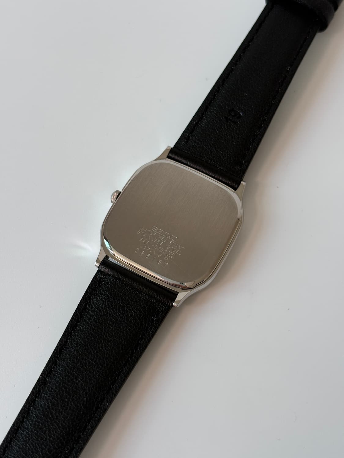 1980s Chariot Texture Dial Square Quartz 상품이미지6