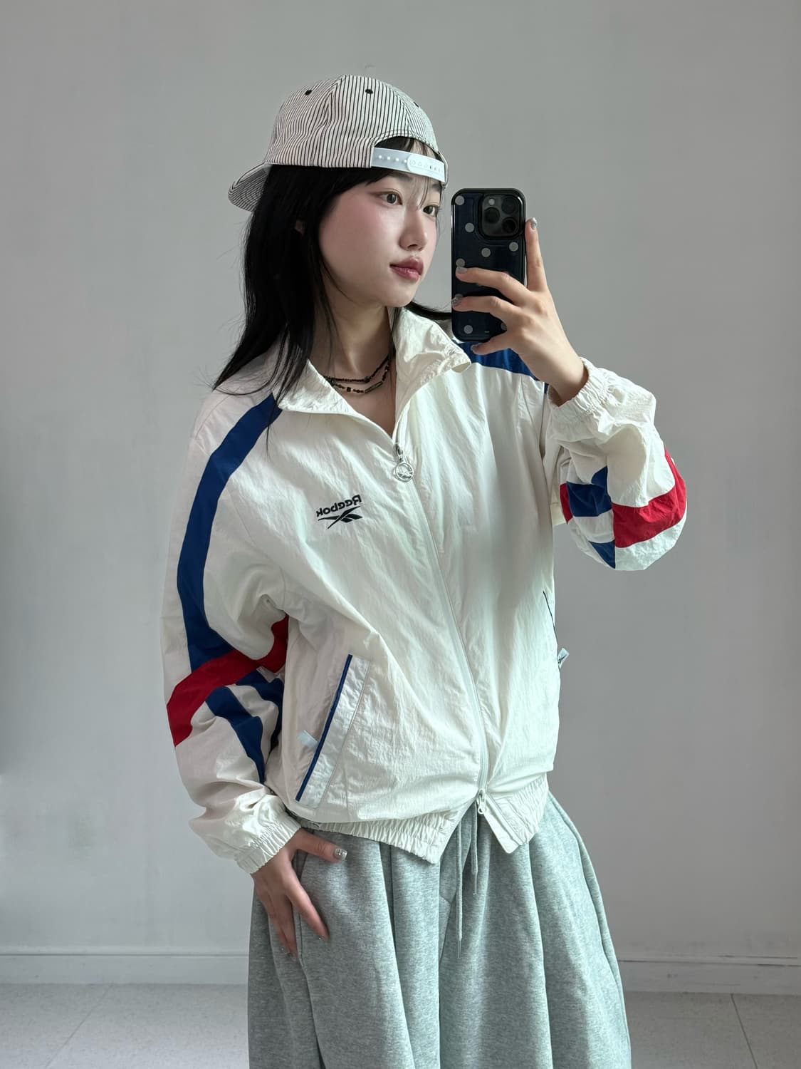 리복 웜업 바람막이 상품이미지4
