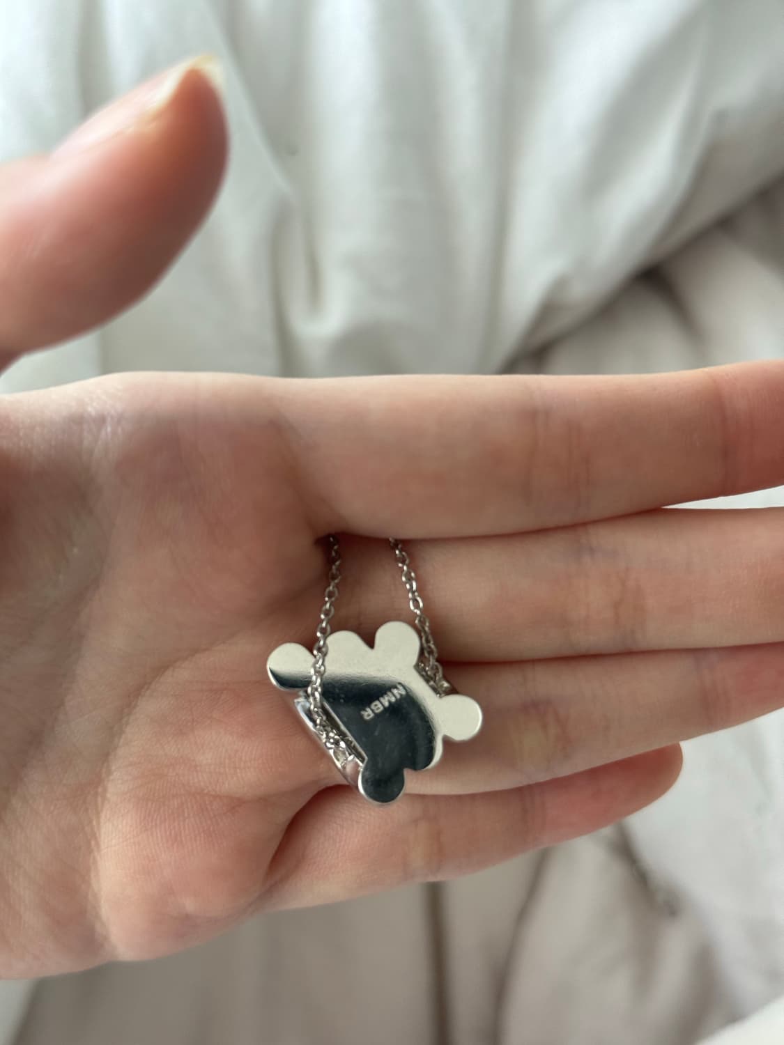 (계좌거래가격) 넘버링 5738 목걸이 실버 상품이미지4