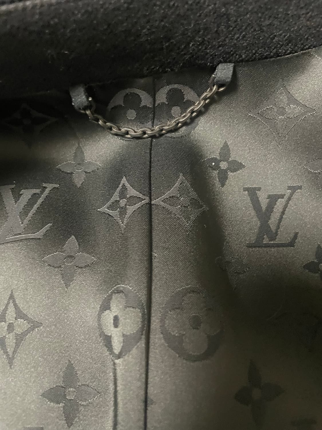 루이비통 슬림 테일러드 블랙 코트 50 매장판 정품 상품이미지6