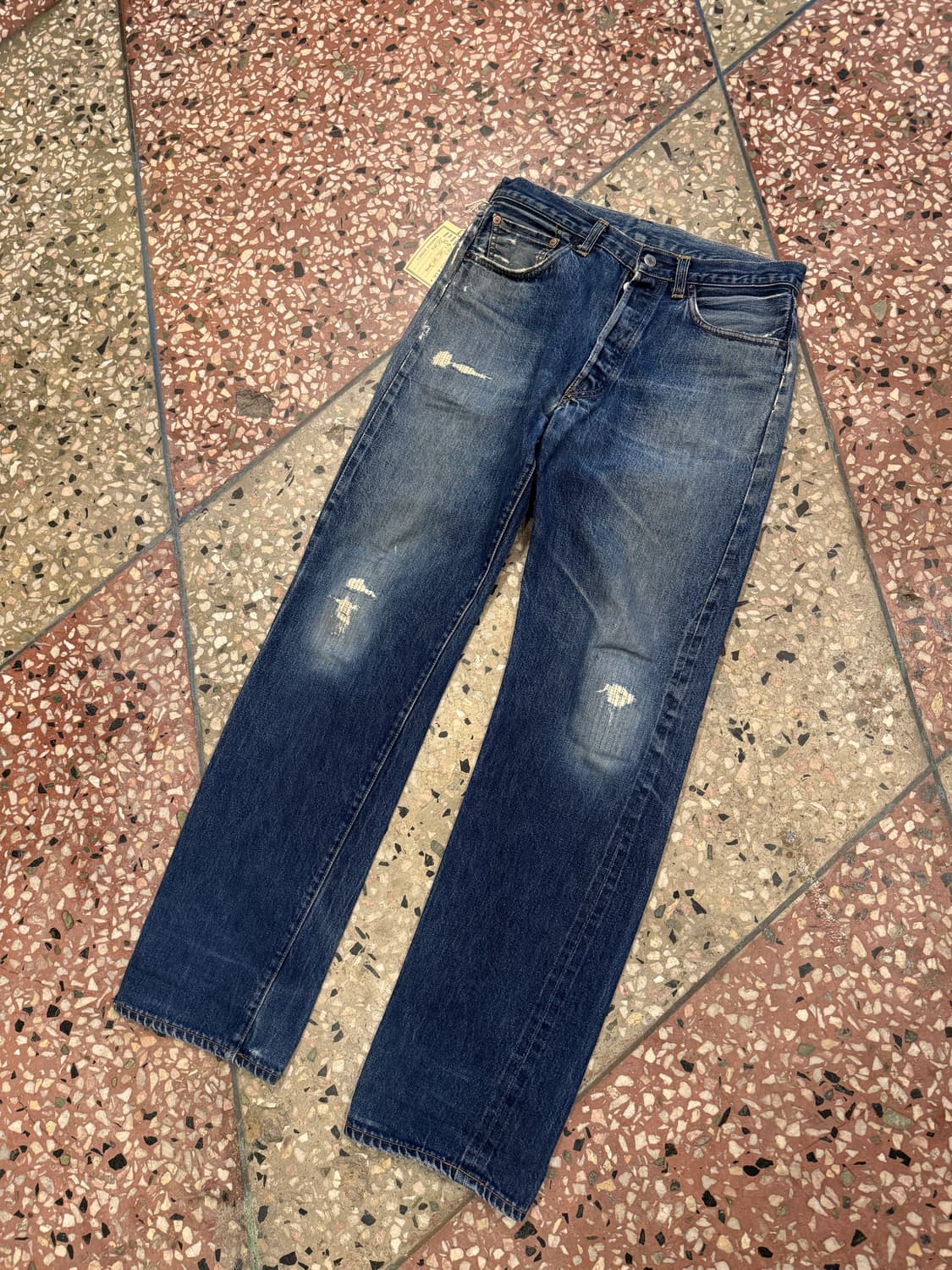 90s 리바이스 501 셀비지 데님 (32X32) 상품이미지1