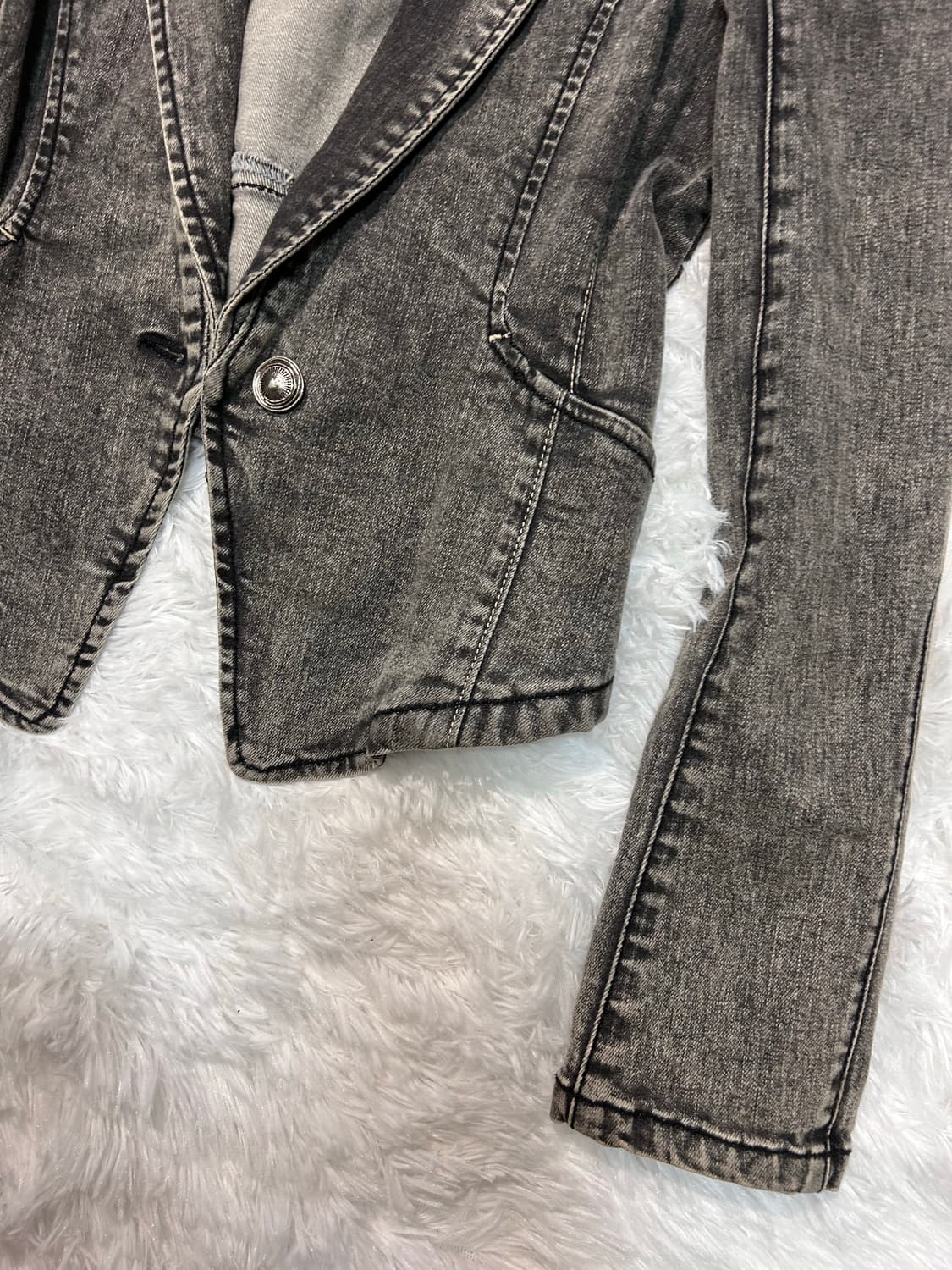 punk rock chic mood denim jacket 상품이미지2