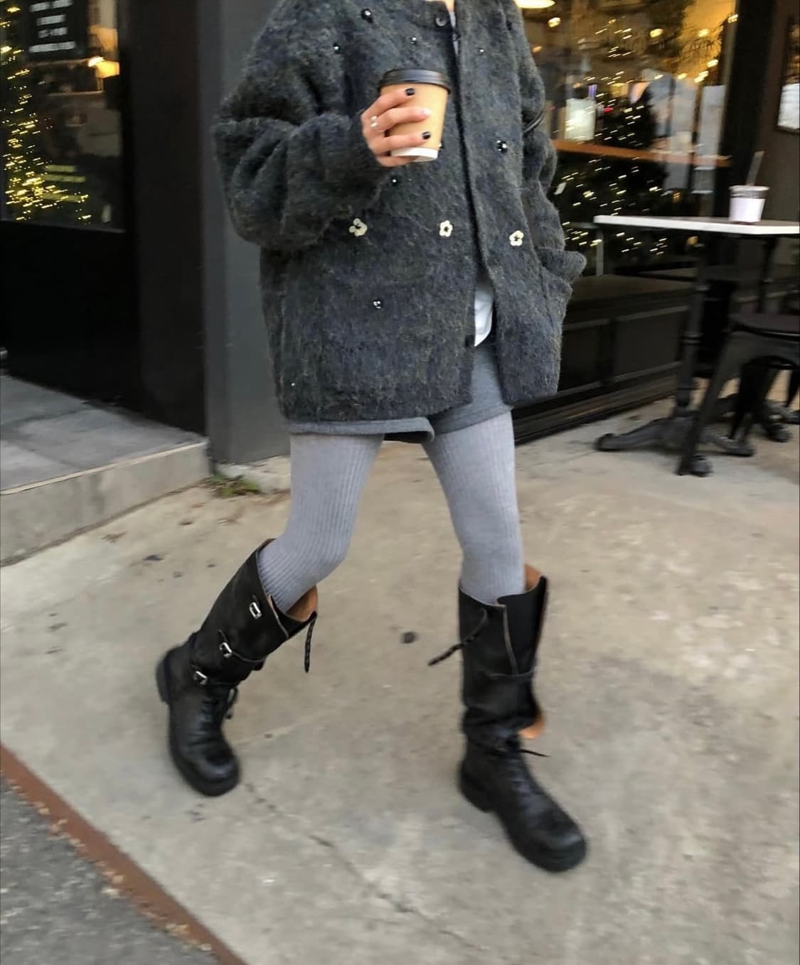 마크들리 플라워 비즈 가디건 상품이미지5