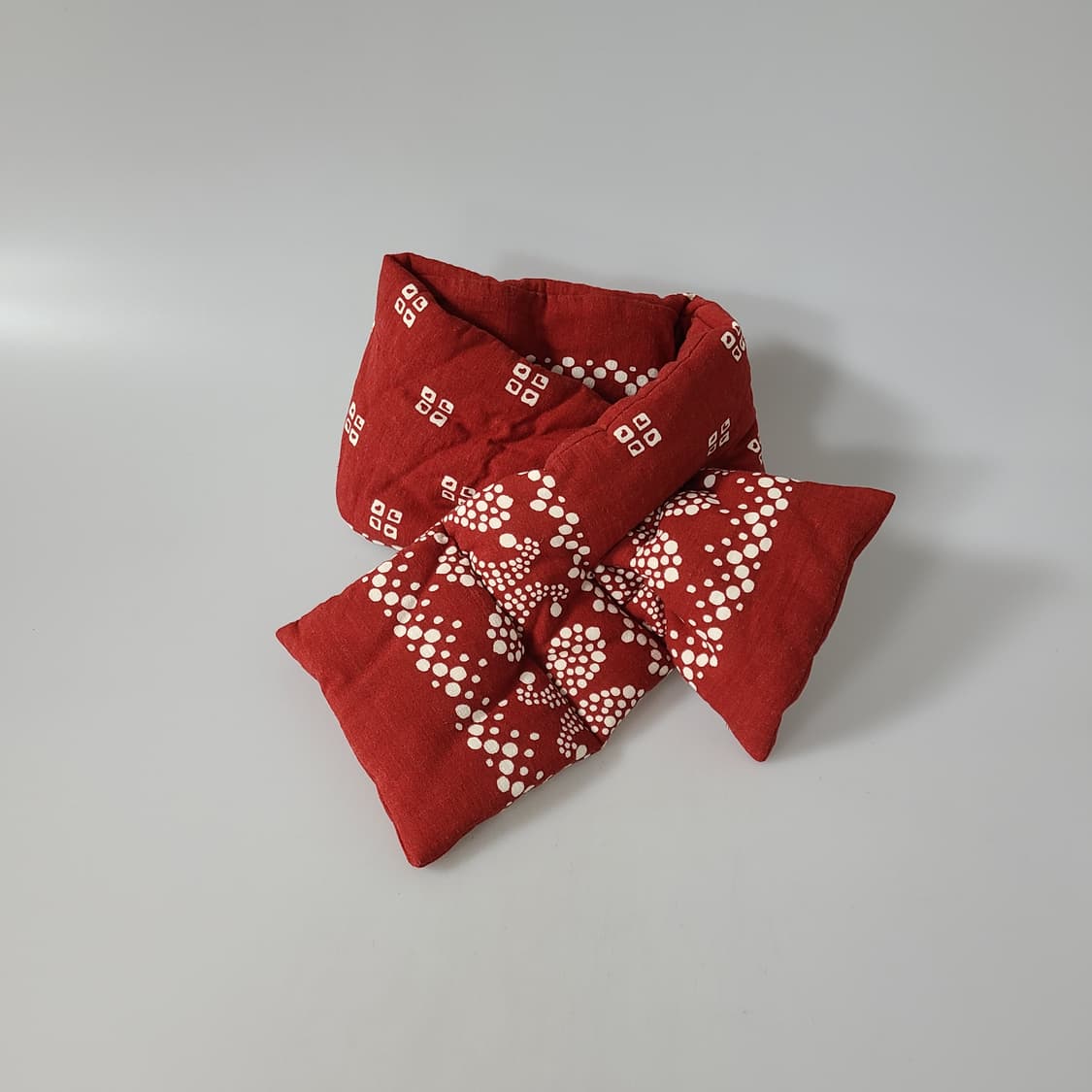 캐피탈 헴프 레이온 반다나 패턴 케사 머플러 레드 OS 상품이미지1