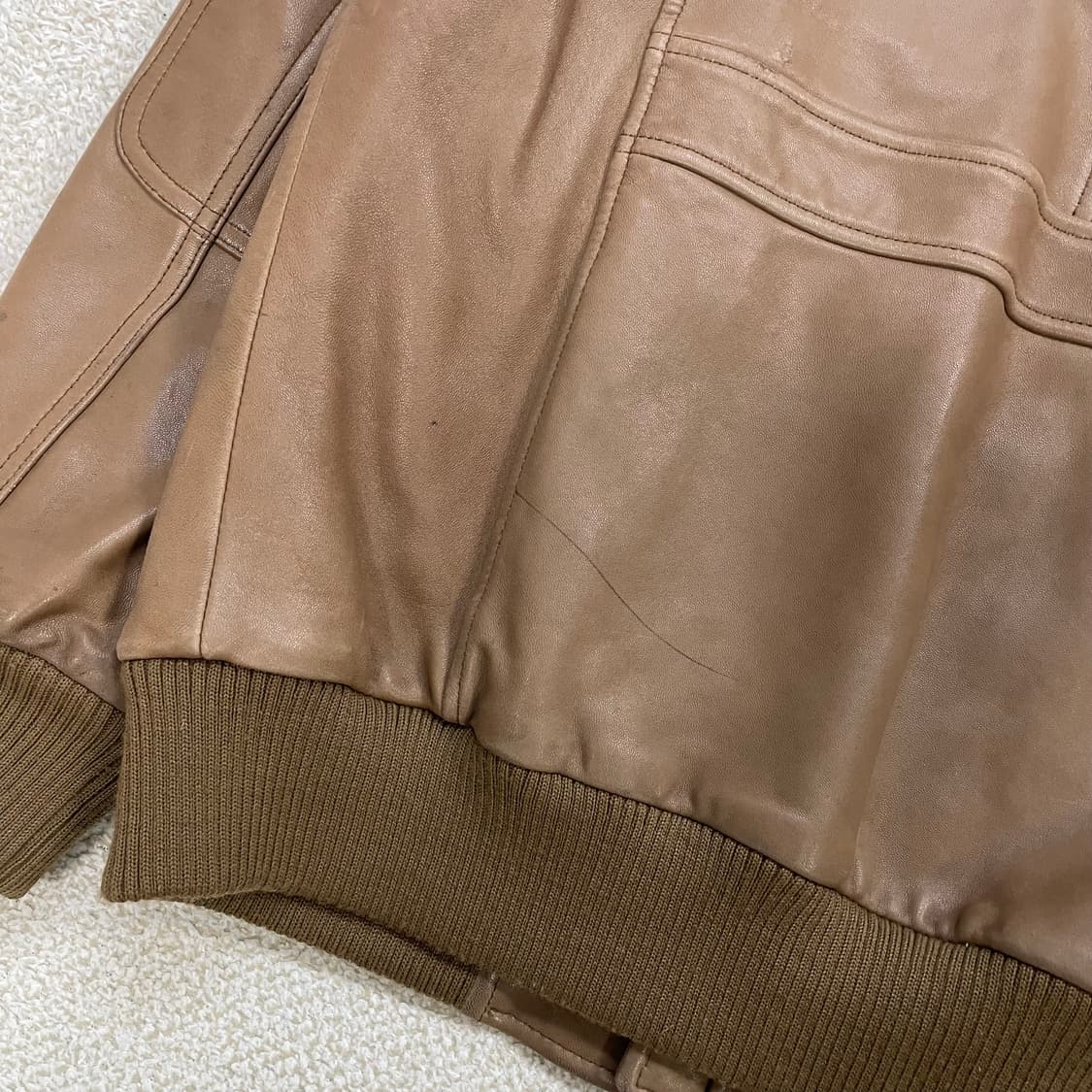 브룩스브라더스 램스킨 가죽 자켓 브라운 상품이미지9