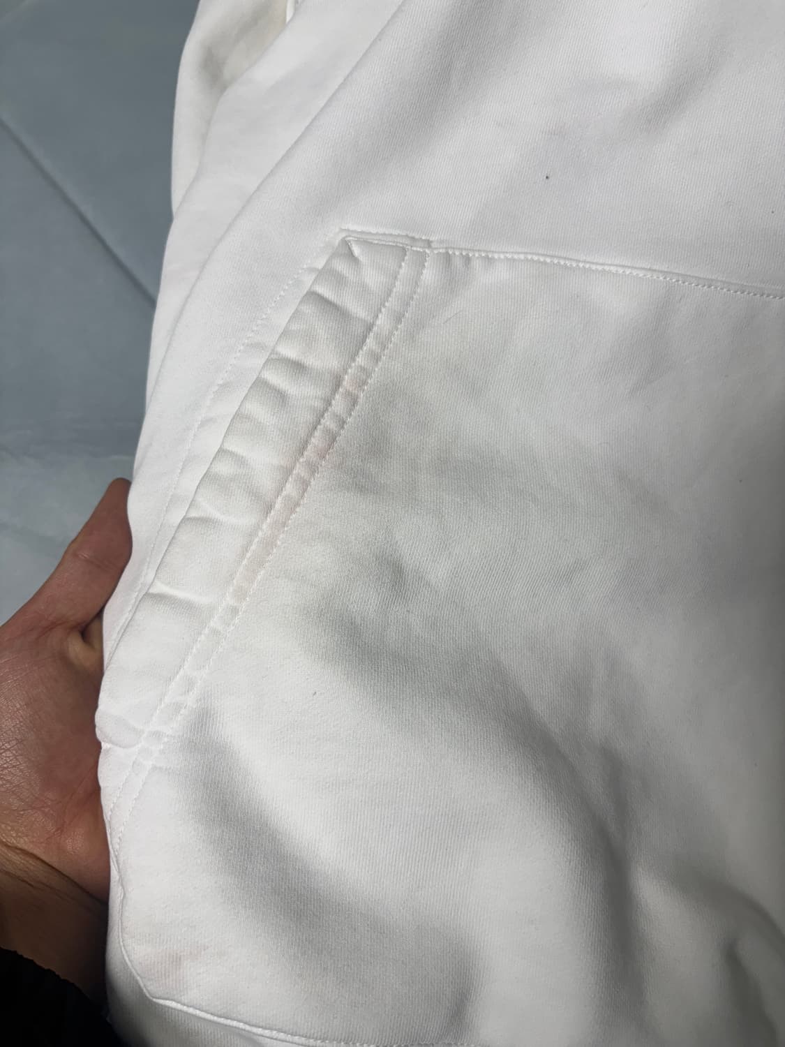 스톤 후드티 화이트 상품이미지7