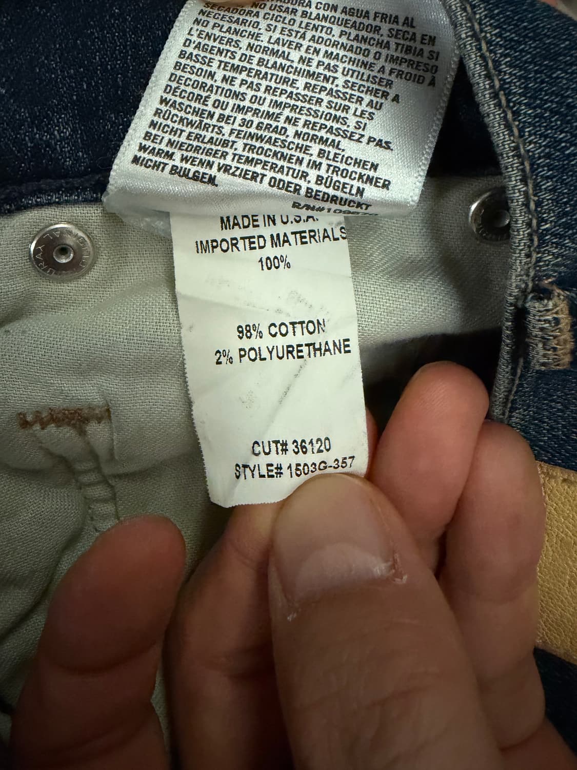 시티즌 오브 휴머니티 빈티지 데님팬츠  상품이미지8