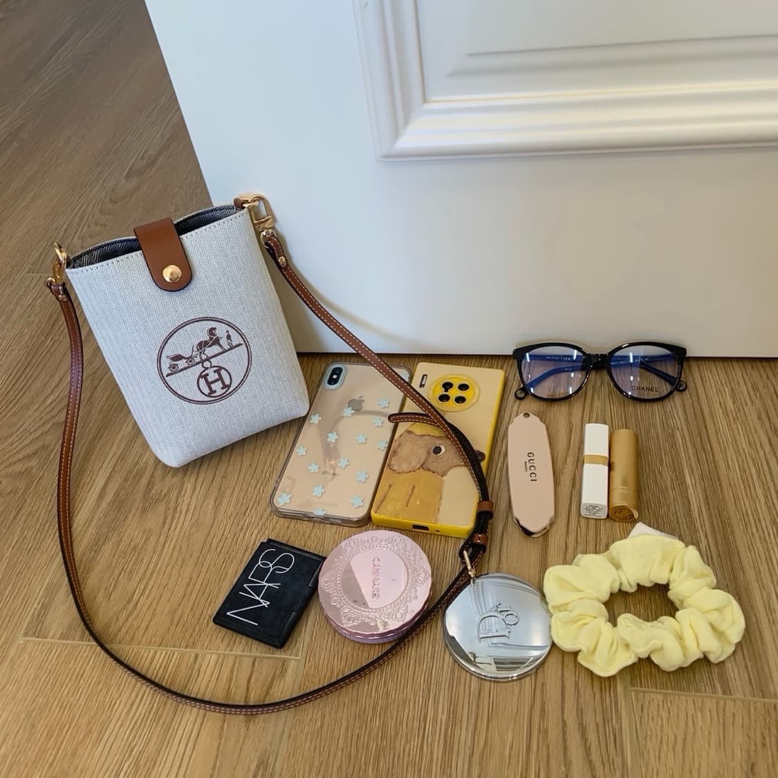  에르메스 업사이클 폰 크로스백 미니 버킷백 상품이미지1