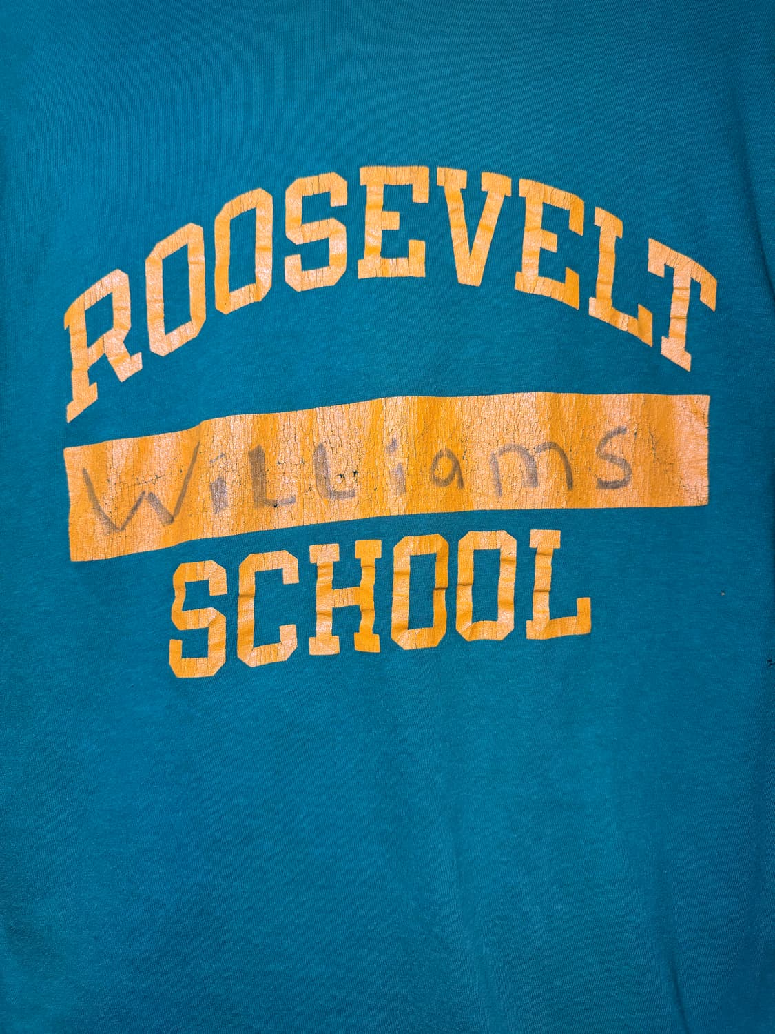 USA 빈티지 루즈밸트 스쿨티셔츠 /리버시블 상품이미지4