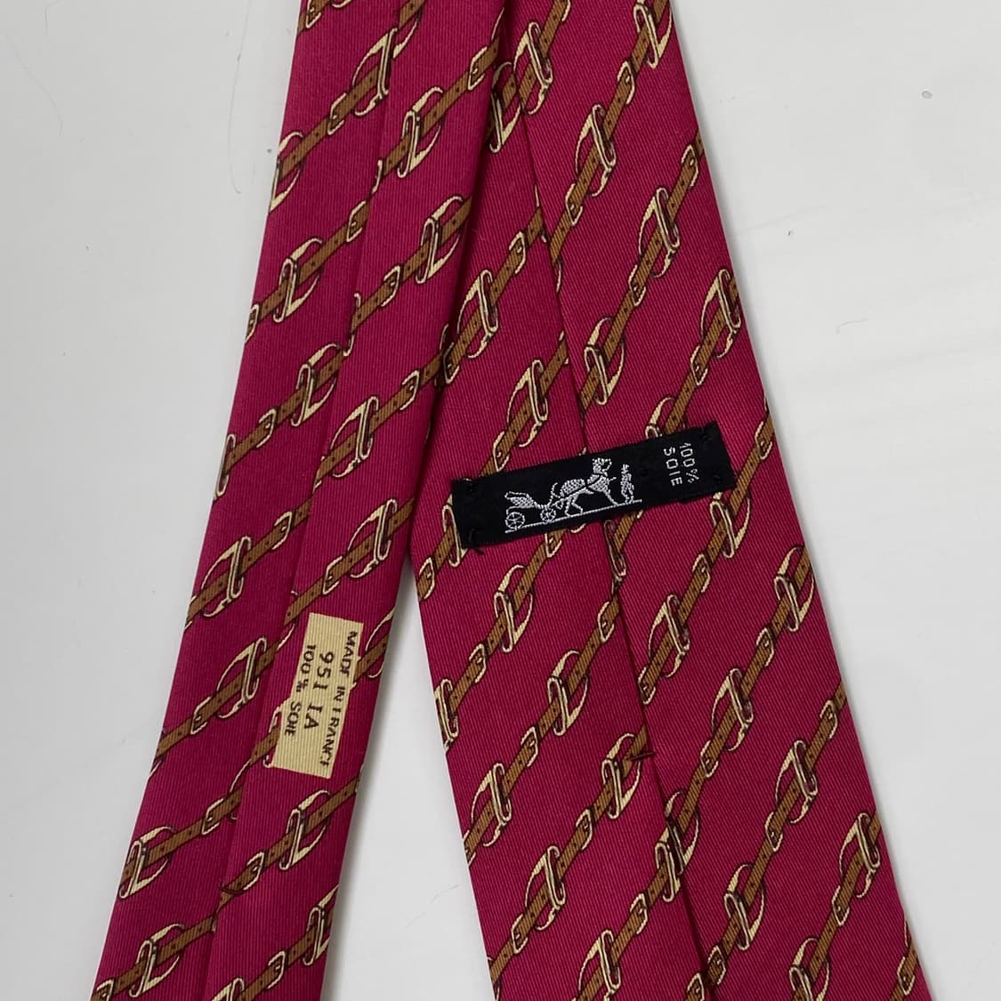 에르메스(HERMES) 명품 정품 넥타이 7.7cm 상품이미지5