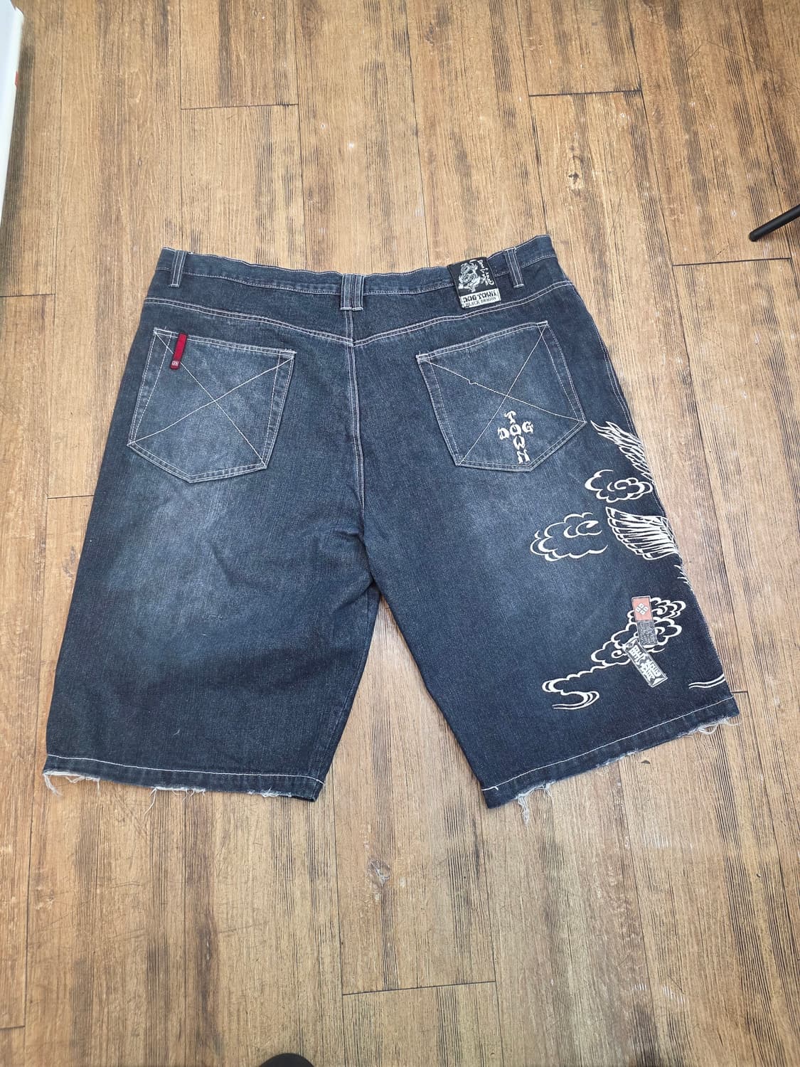 DOGTOWN 독타운 데님 반바지 독수리 자수 상품이미지8